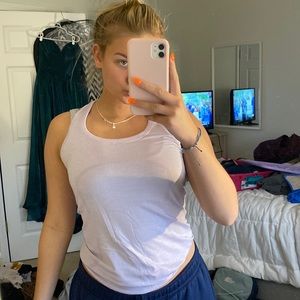 Purple lulu lemon tank top